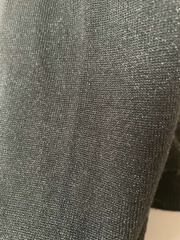 💎Petite pépite, magnifique gilet noir scintillant dos dentelle neuf en 40 de la boutique Breal - photo numéro 3
