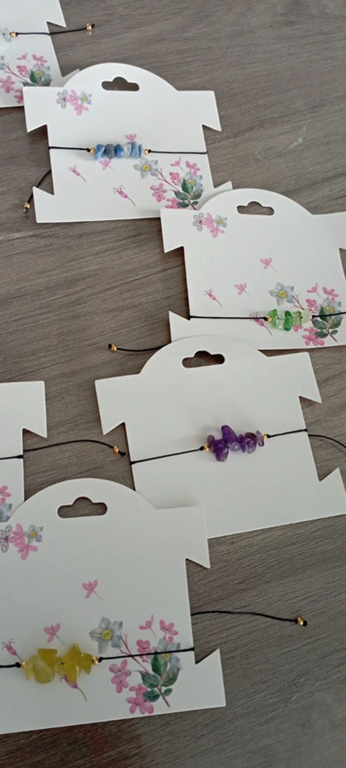 Bracelet réglable petite pierre - photo numéro 3