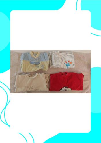 Lot de 4 pyjamas 3 mois