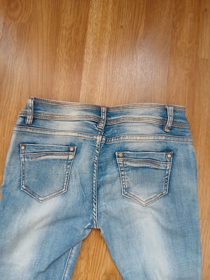 Jeans clair à pailletes Monday Premium taille 38 - photo numéro 7