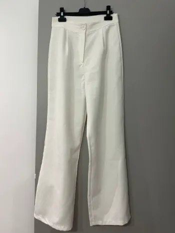 Pantalon blanc !!Transparent!! Shein taille M