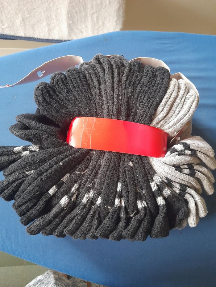 Lot de 12 paires de chaussettes, pointure 43-46