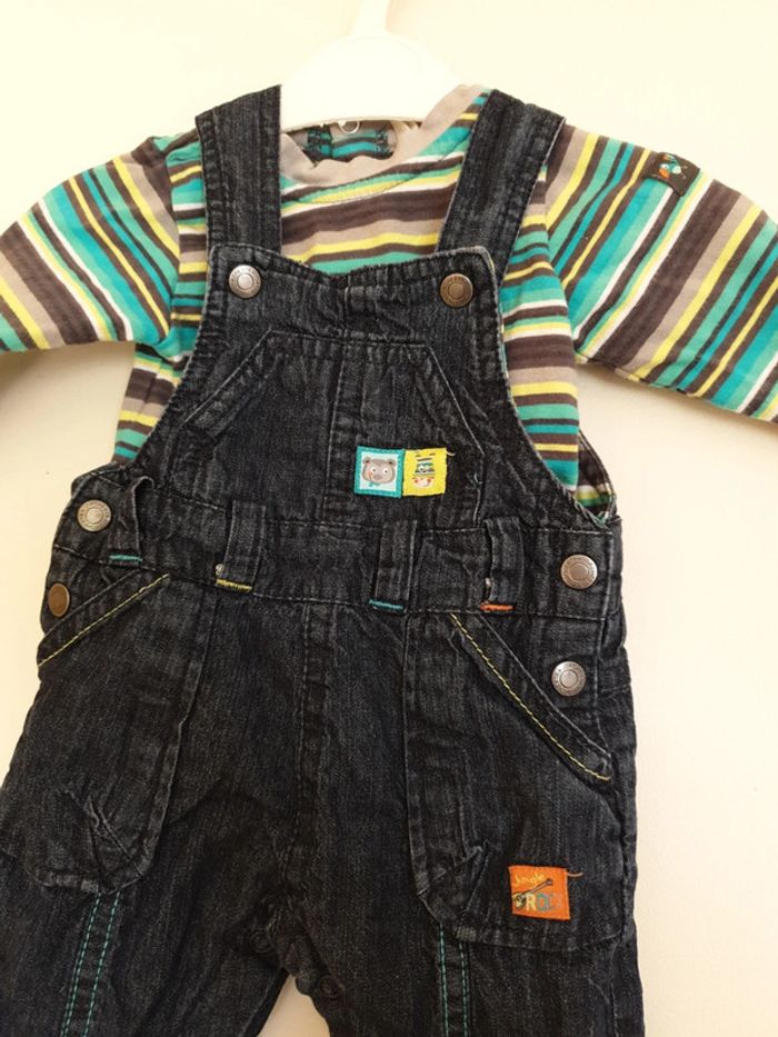 Ensemble salopette 1 mois Orchestra - photo numéro 2