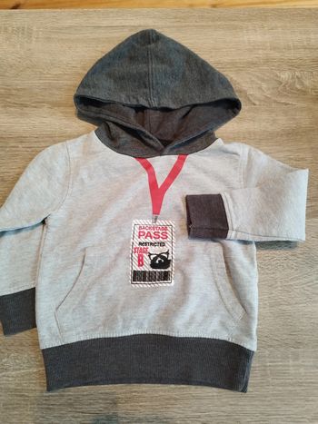 Sweat à capuche Backstage 2ans