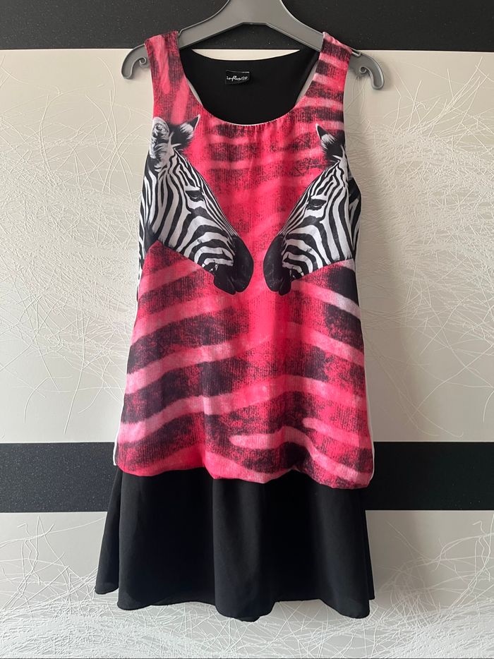 Robe zèbre 12 ans
