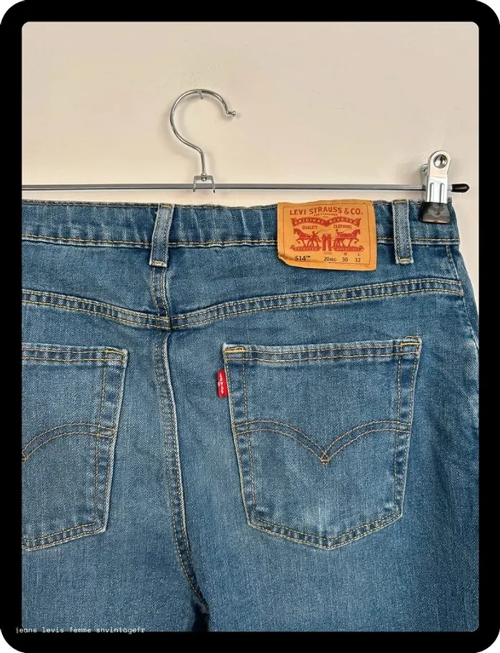 Jean Levi's Homme Bleu | 514 Performance Straight | Taille W30 L32 | Très Bon État | BP70 - photo numéro 8