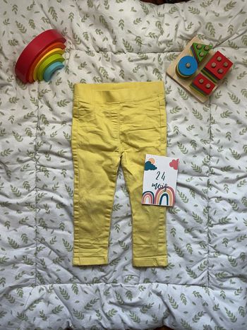 jegging slim jaune 24 mois boite à malices
