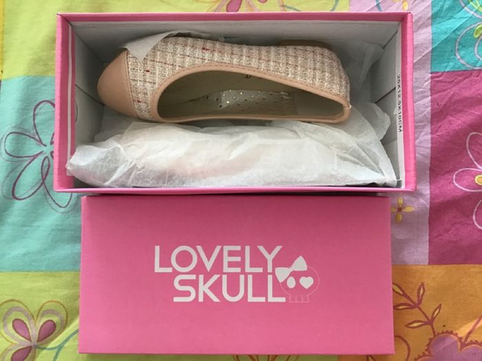 Ballerines roses bi-matieres 30·Neuf avec étiquette·Lovely Skull - photo numéro 3