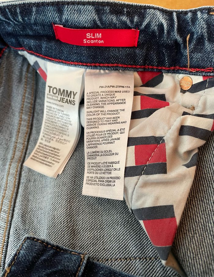 Jean Slim Tommy Jeans Homme Taille W33/34 - photo numéro 5