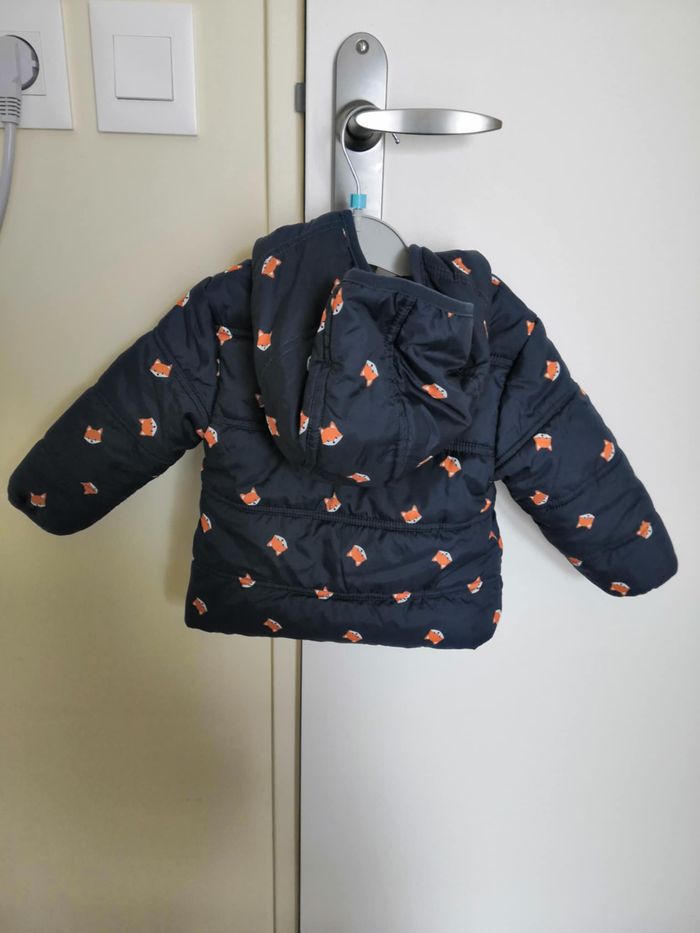 Doudoune (Renards, Bleu marine) 6 mois Mes petits Cailloux Neuve - photo numéro 2