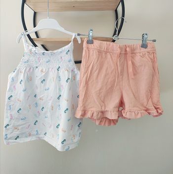 8 ans pyjama short  été sergent major 