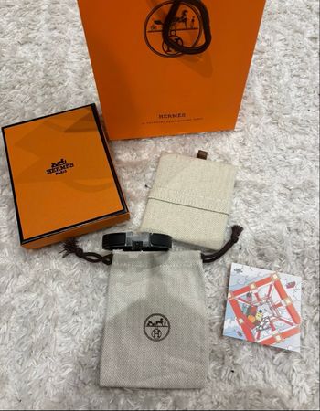 Bracelet hermes HH so black noir 