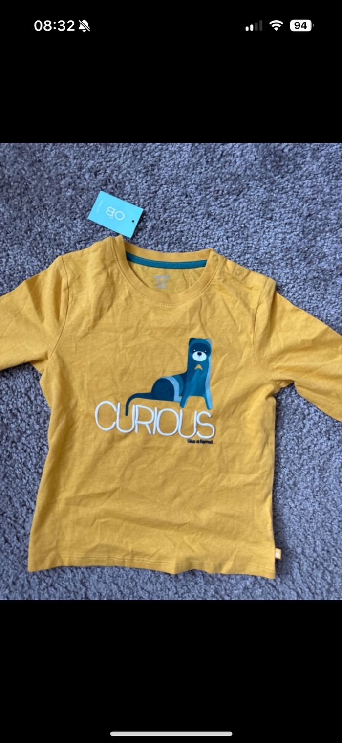 T-shirt manches longues bébé - photo numéro 2