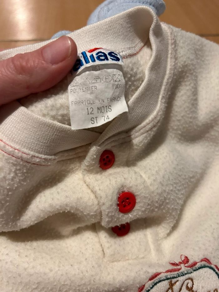 Lot de 2 combinaison polaire taill 9/12 mois - photo numéro 7