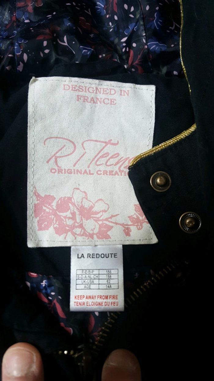 veste capuche La redoute 12 -14 ans - photo numéro 3