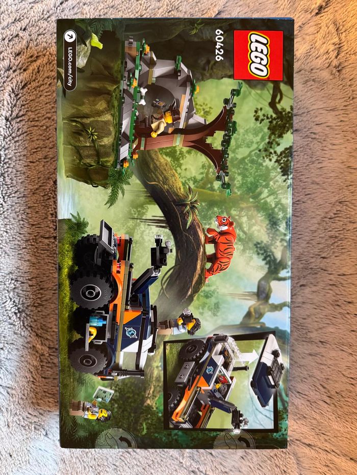 LEGO City 60426 – Camion tout-terrain de l’explorateur de la jungle – 314 pièces – Neuf scellé - photo numéro 2