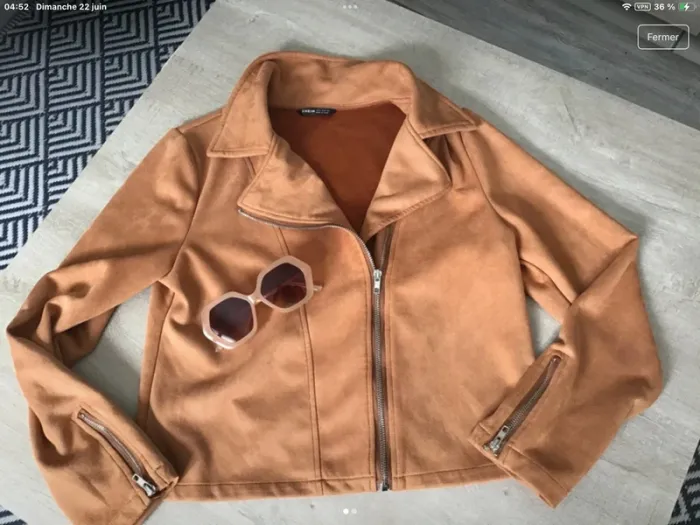Blouson suédine