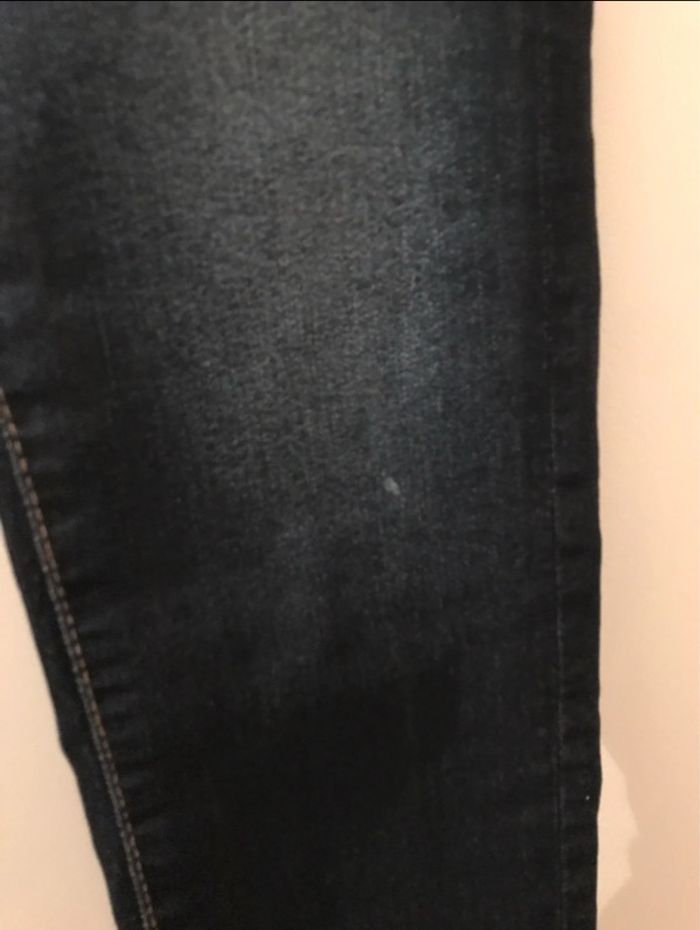 garçon jean taille 12 ans marque creeks se resserre à la taille boutons et élastiques brut délavé - photo numéro 4