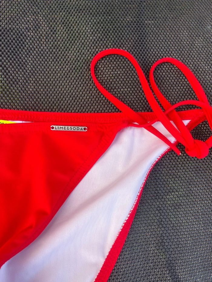 Bas de maillot de bain rouge taille S - photo numéro 2