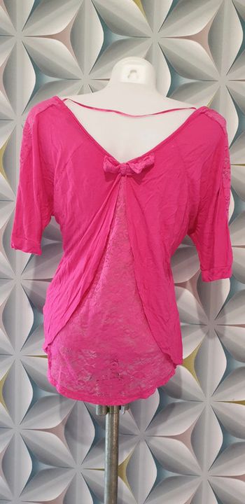 Tee-shirt dos dentelle