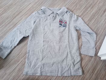 Polo manches longues garçon 6 ans 