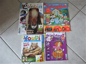 Lot de 4 magazines enfant 5/9 ans