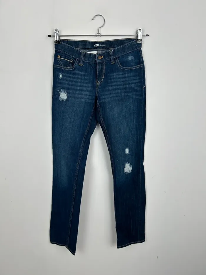 Jean Levi's Fille Bleu Marine | Boyfriend | Taille 14 Ans | Très Bon État SJ034 - photo numéro 2