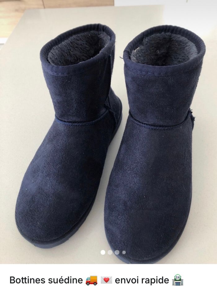 Boots suédine