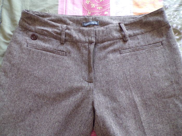 Pantalon marron chiné T42 - photo numéro 2