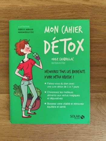 Mon cahier Détox d'Odille Chabrillac