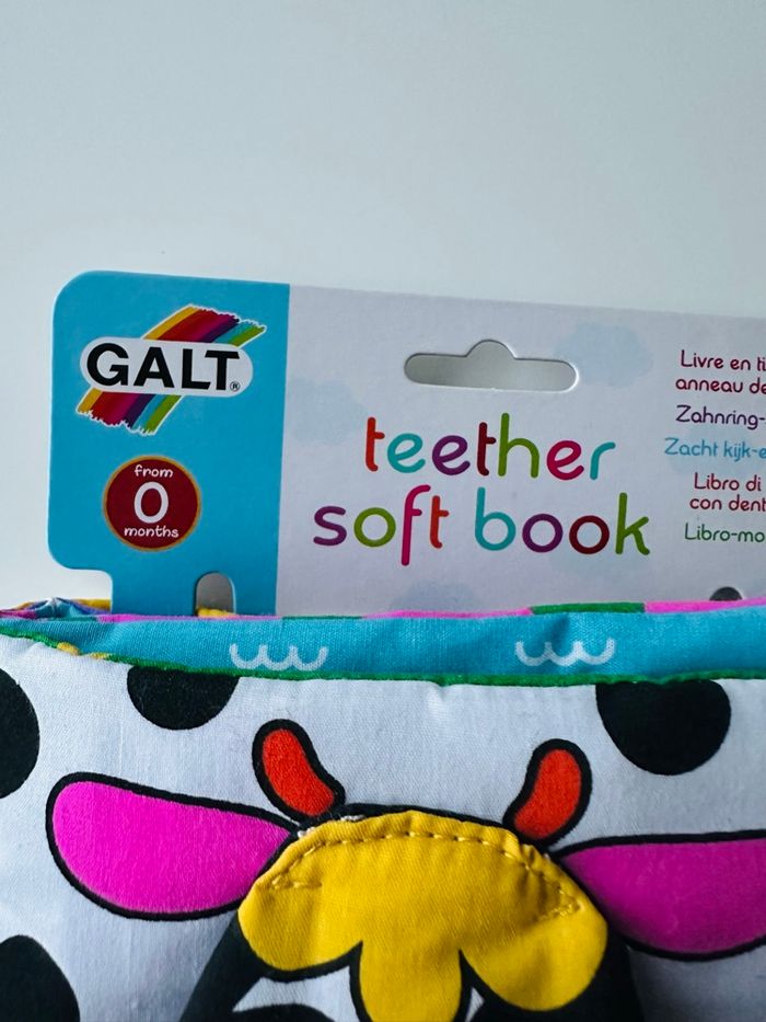 Livre sensoriel en tissu avec anneau de dentition - Galt - neuf - photo numéro 6