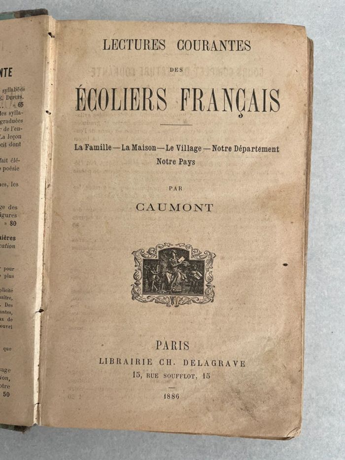 Lecture Courantes des Ecoliers Francais 1886 - photo numéro 3