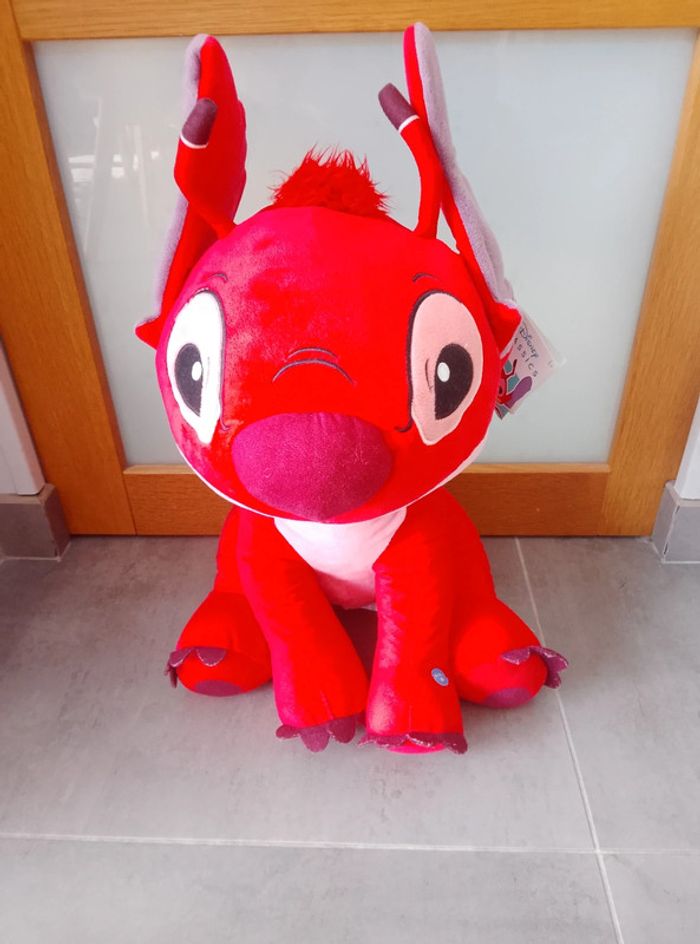 Grande peluche Leroy parlante -50 cm - Rouge - Disney Stitch