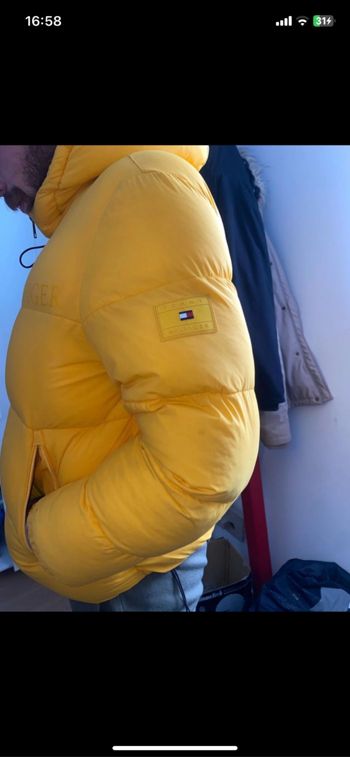 Manteau tommy jaune - photo numéro 2