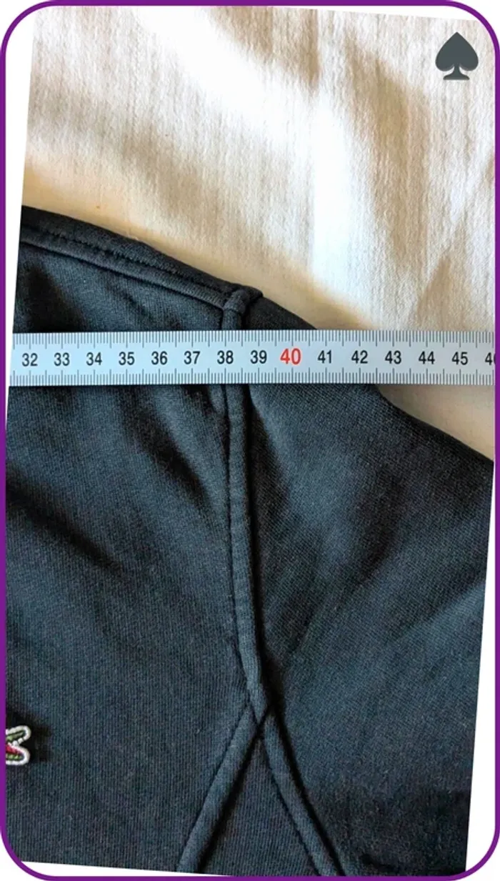 Sweat zippé homme Lacoste XS - photo numéro 8