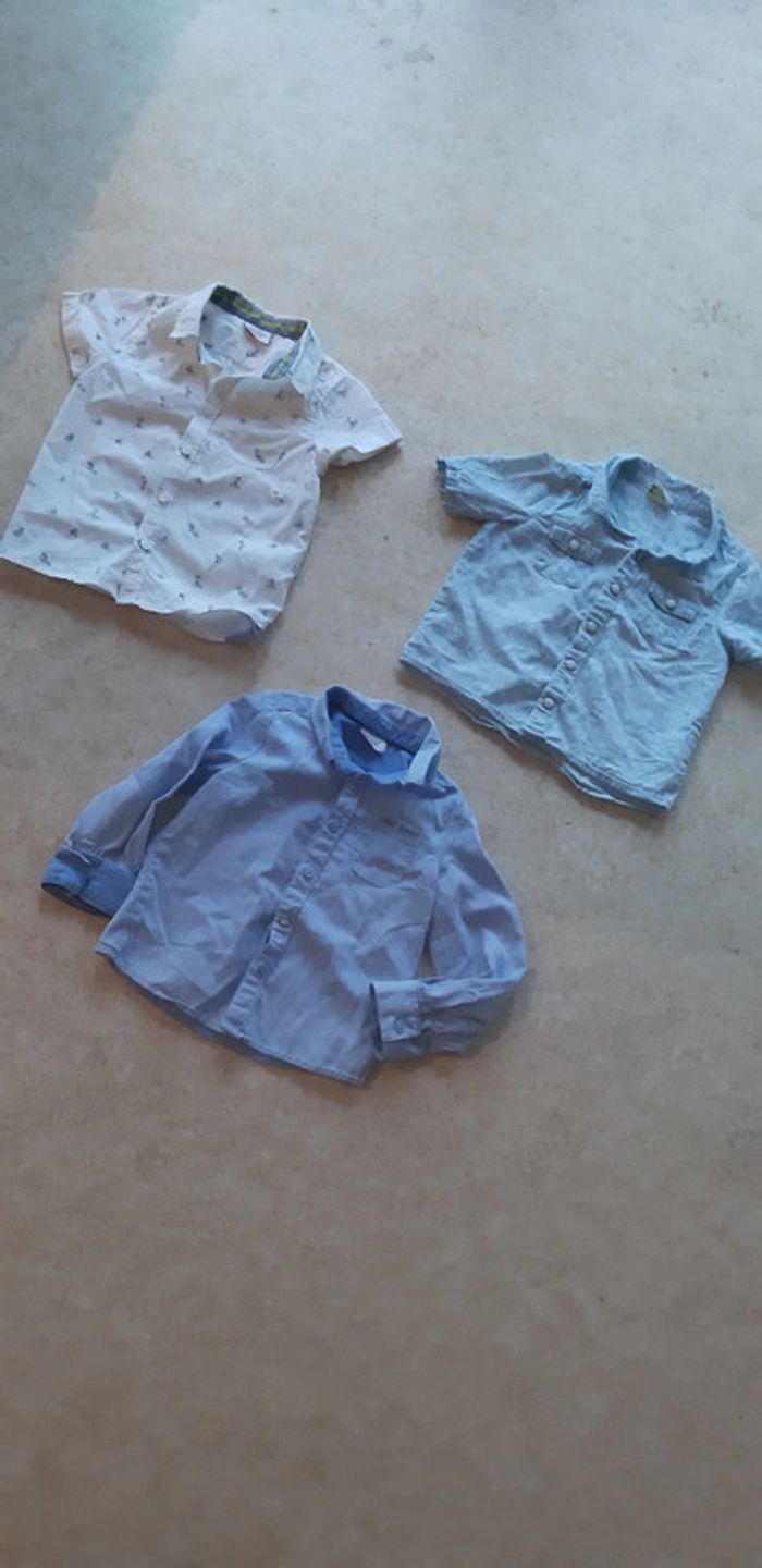 Lot chemises habillé 2 ans