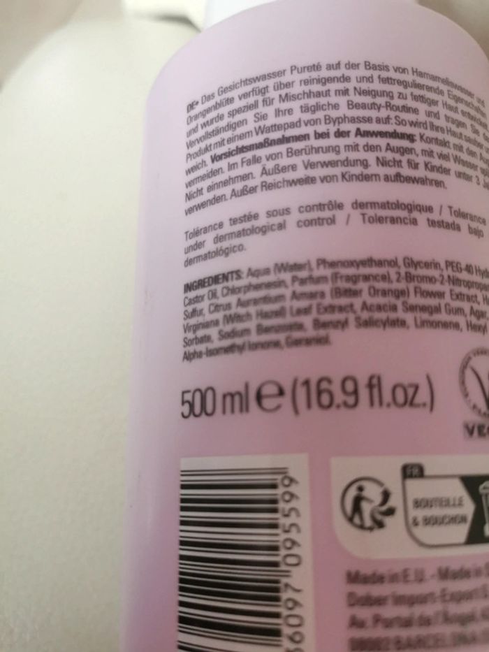 Lotion visage grand format Byphasse neuf hamamélis fleur d oranger - photo numéro 3