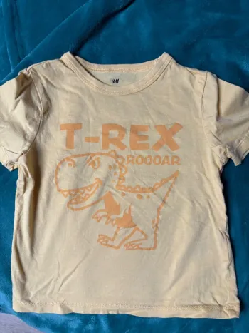 T-shirt dinosaure 1 an et demi 2 ans 92 cm