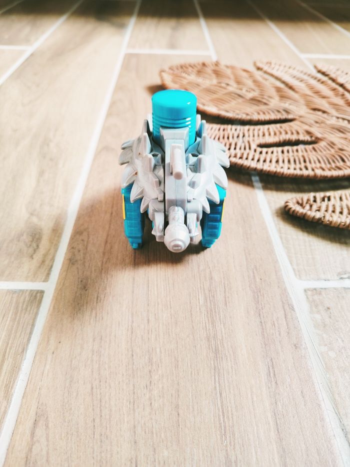 🙅 Power rangers dino charge gros zord dinosaure Ankylsaure bleu turquoise marque bandai - photo numéro 5