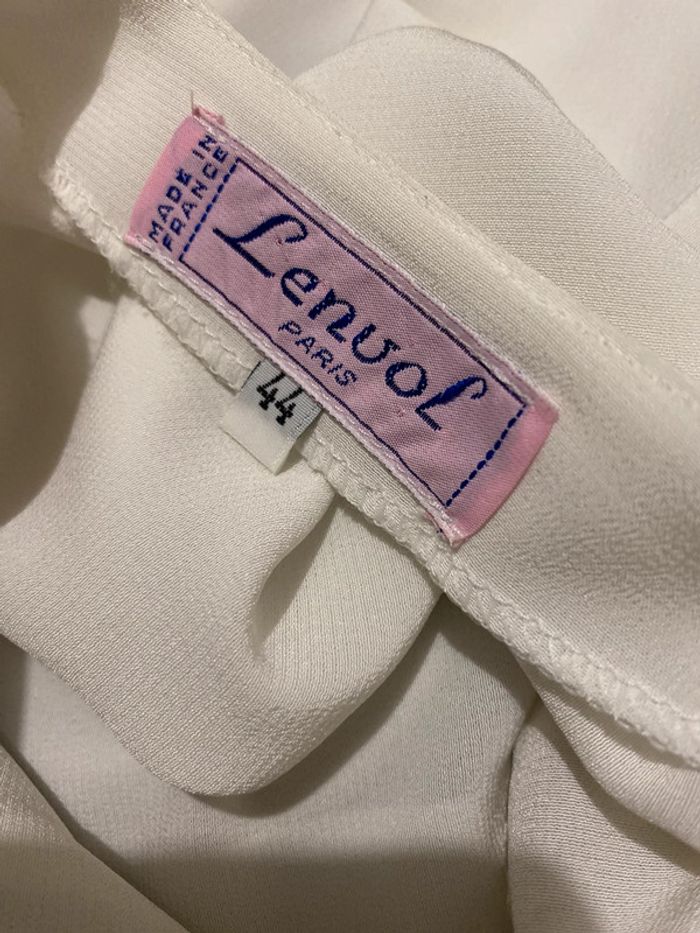 Blouse l’envol vintage blanche 80 - photo numéro 4