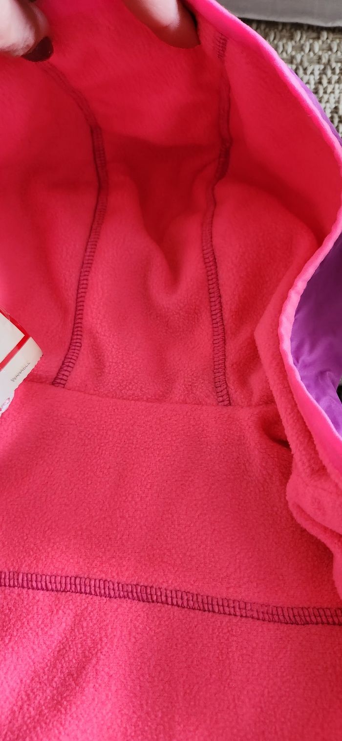 Manteau Parka Fille 18mois Wanabee Violet Rose Neuf - photo numéro 6