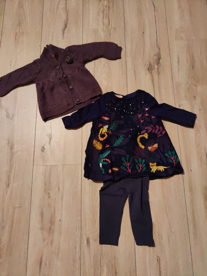 Ensemble DPAM robe velour