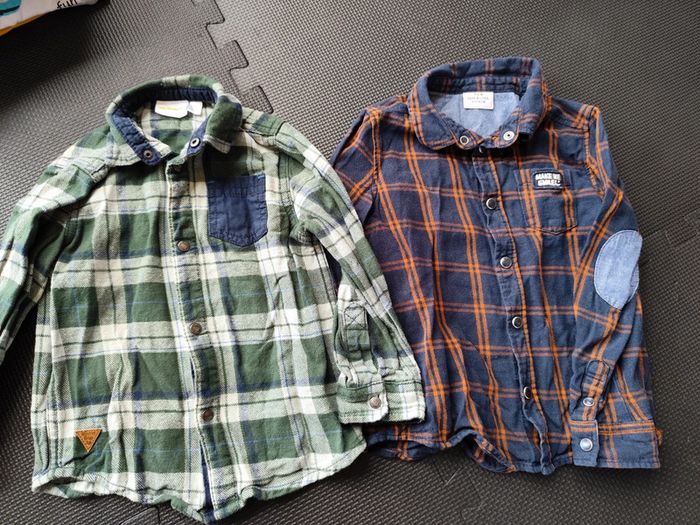 Lot 2 chemise manches longues