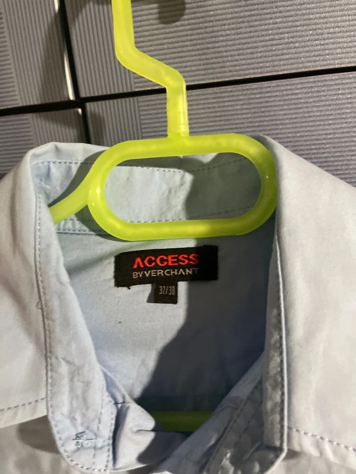 Chemise homme Verchant / 37 /Bleu ciel / Excellent état - photo numéro 2
