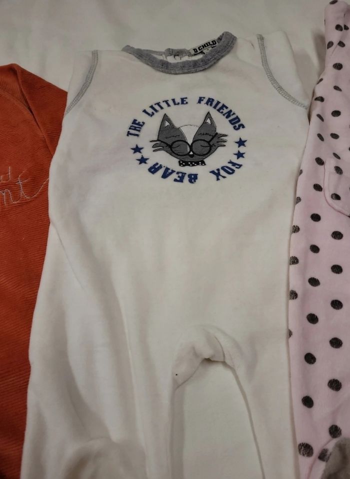 Lot de 4 pyjamas fille 3mois - photo numéro 5