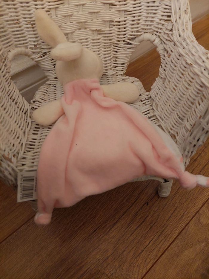 Doudou lapin rose Tom & Zoé - photo numéro 4