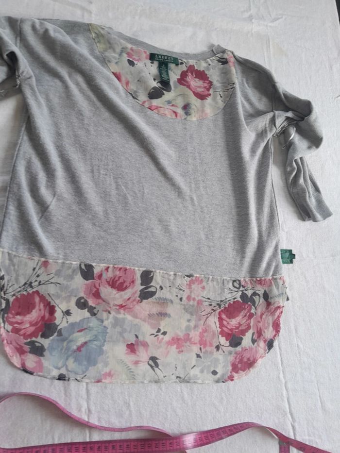 Petit pull leger avec voile fleuri Lauren Ralph Lauren - photo numéro 10