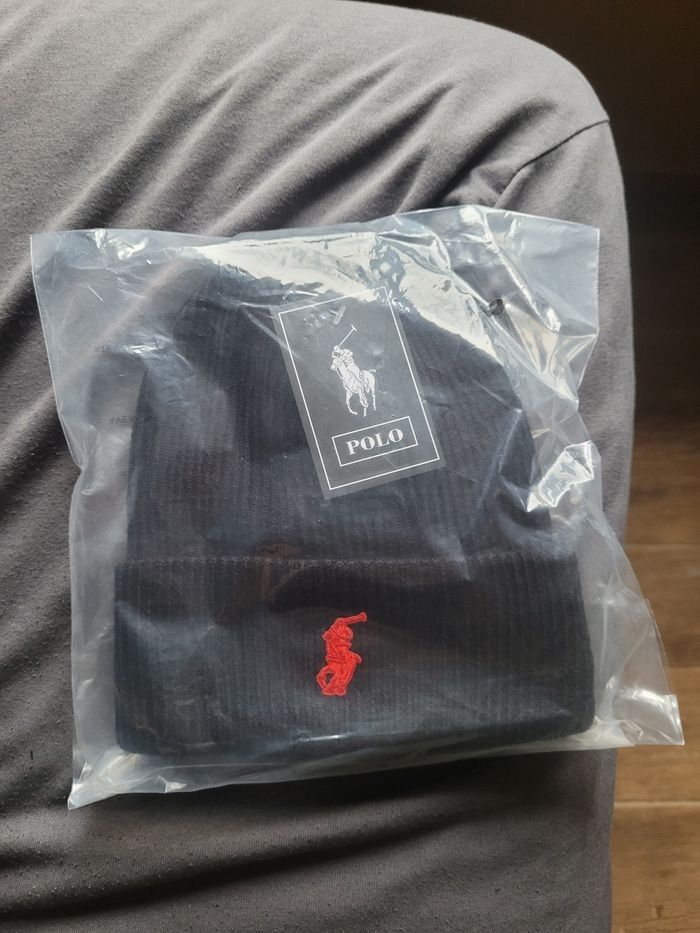 Bonnet Polo Ralph Lauren Noir - photo numéro 2