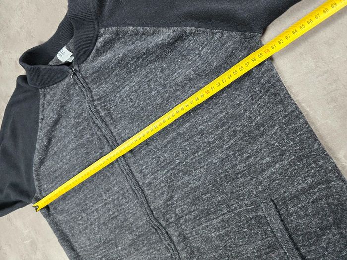 Pull gilet zippé Gap col rond gris et noir taille XXL - photo numéro 7