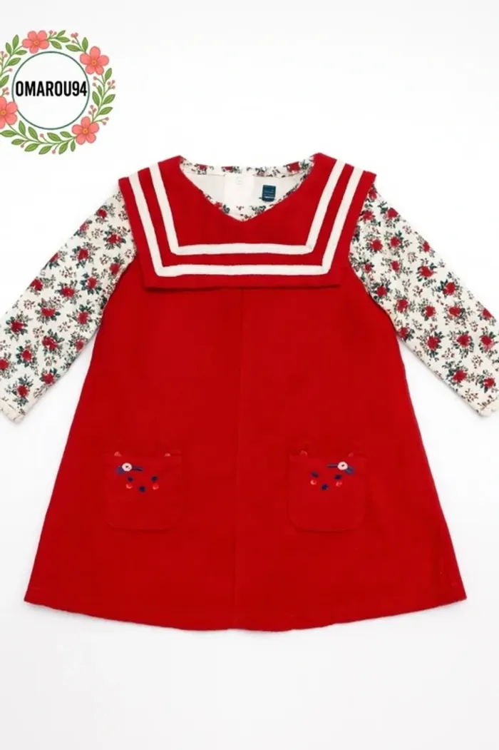 Ensemble complet 5 pièces sergent major fille 9 mois 🎀 - photo numéro 4